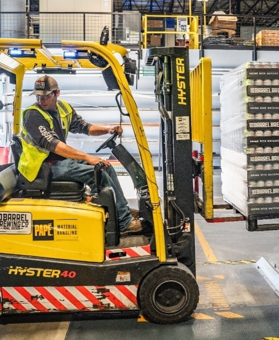 lithium-ion in gekoeld magazijn